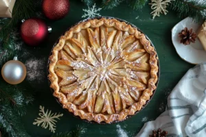 A festive assortment of pies for Christmas.